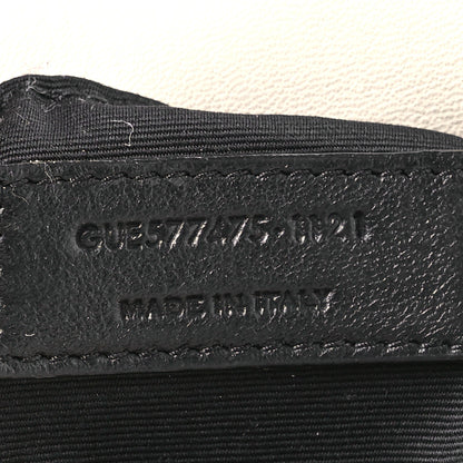 Saint Laurent Lambskin Quilted Medium Loulou Puffer Monogram Chain Satchel Crema Soft 7 of 12