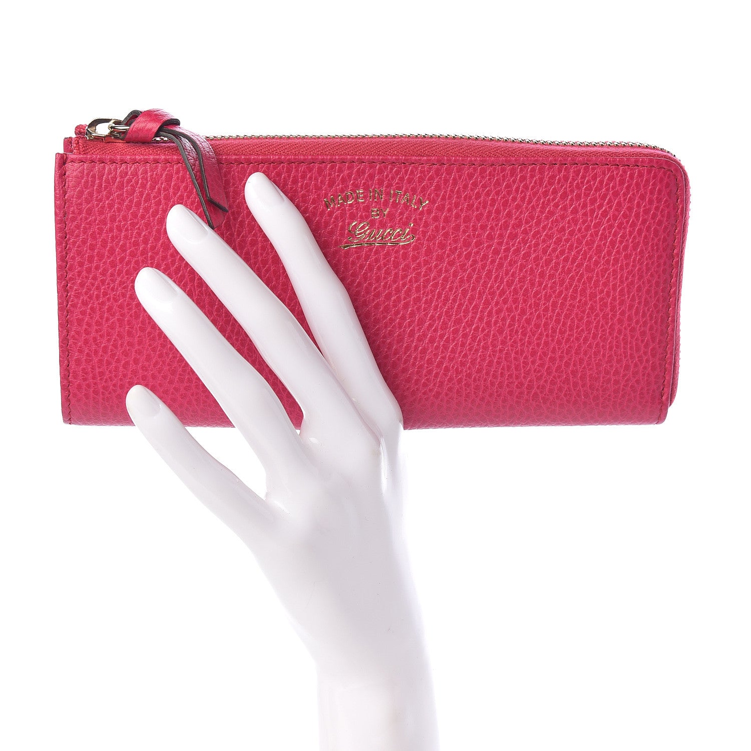 Gucci Dollar Calfskin Swing Zip Wallet Blossom 2 of 8