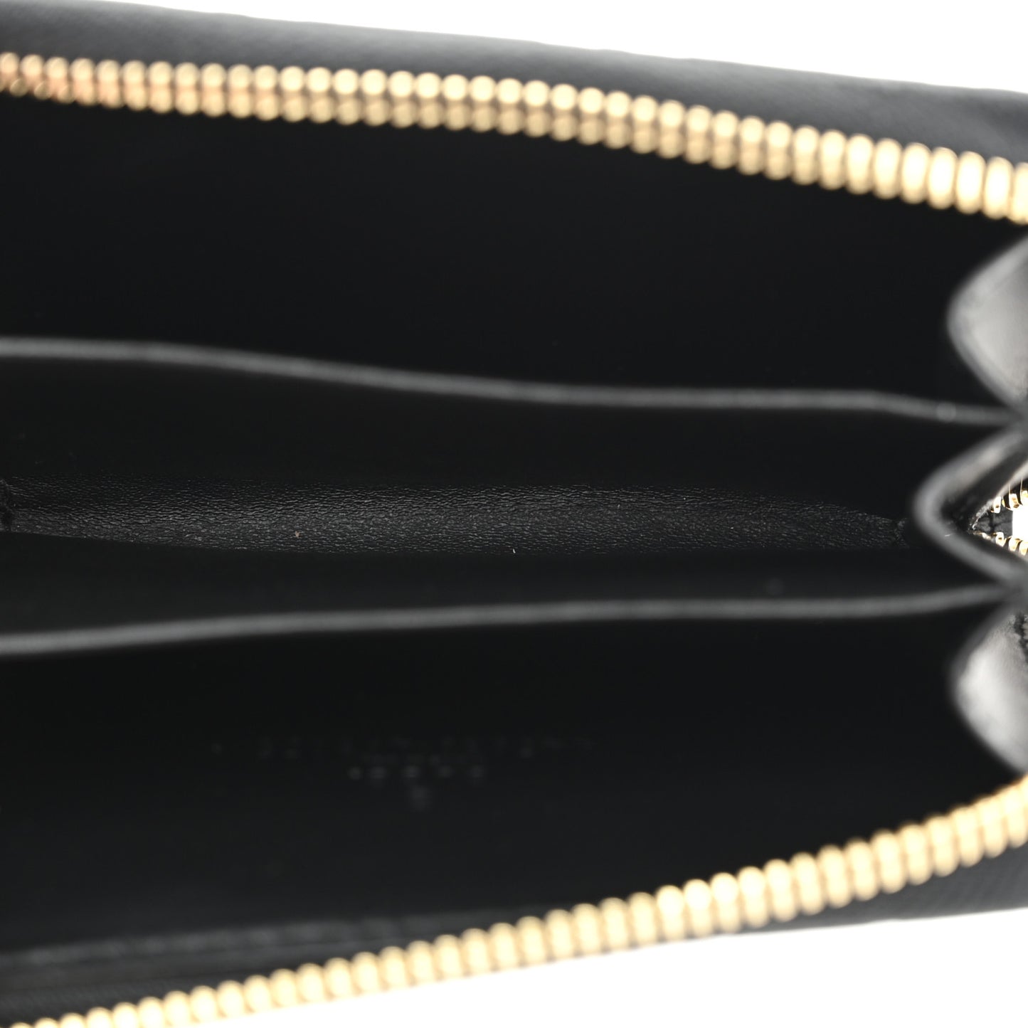 Guccissima Zip Around Card Case Black