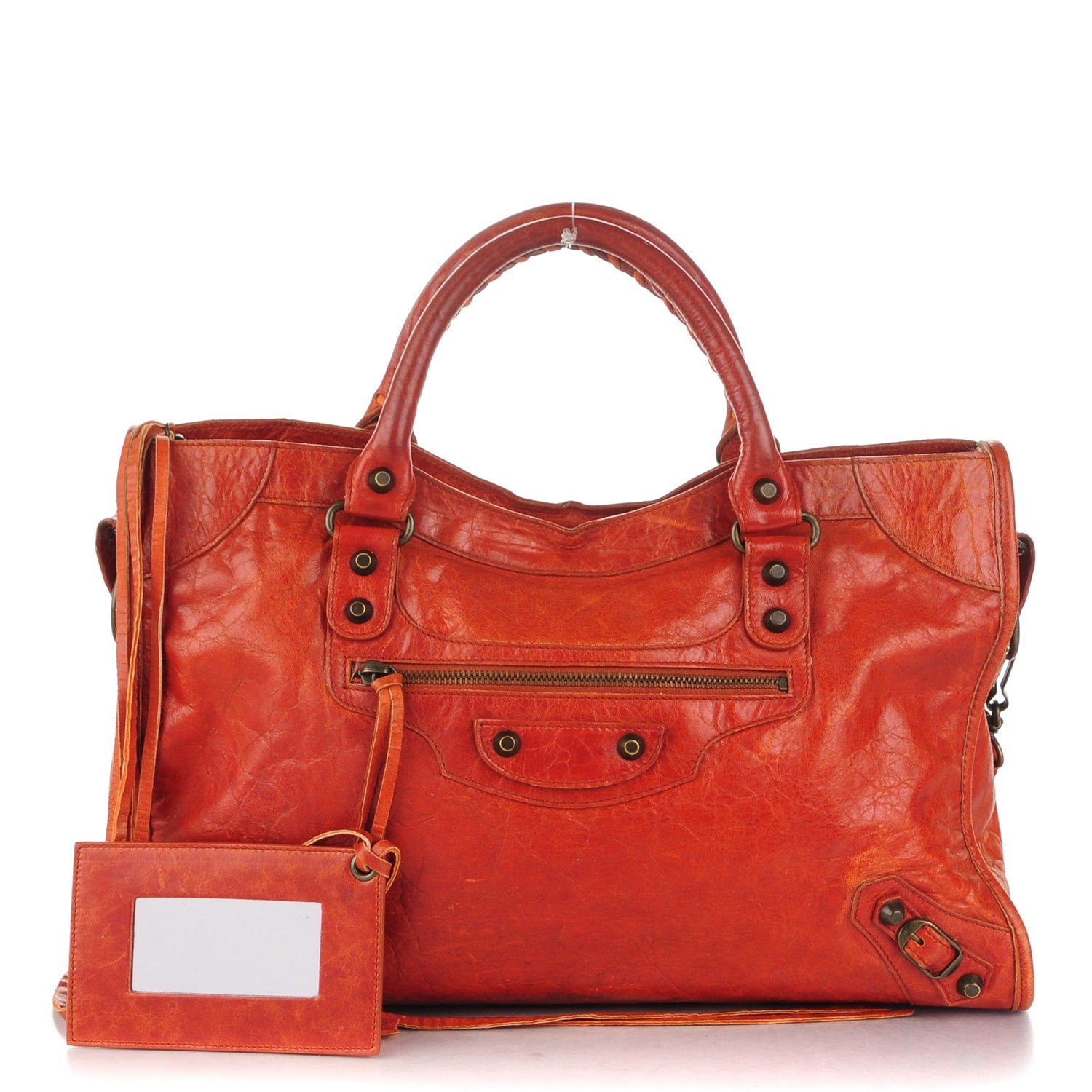 Balenciaga Chevre Classic Hardware City Rouille 1 of 7