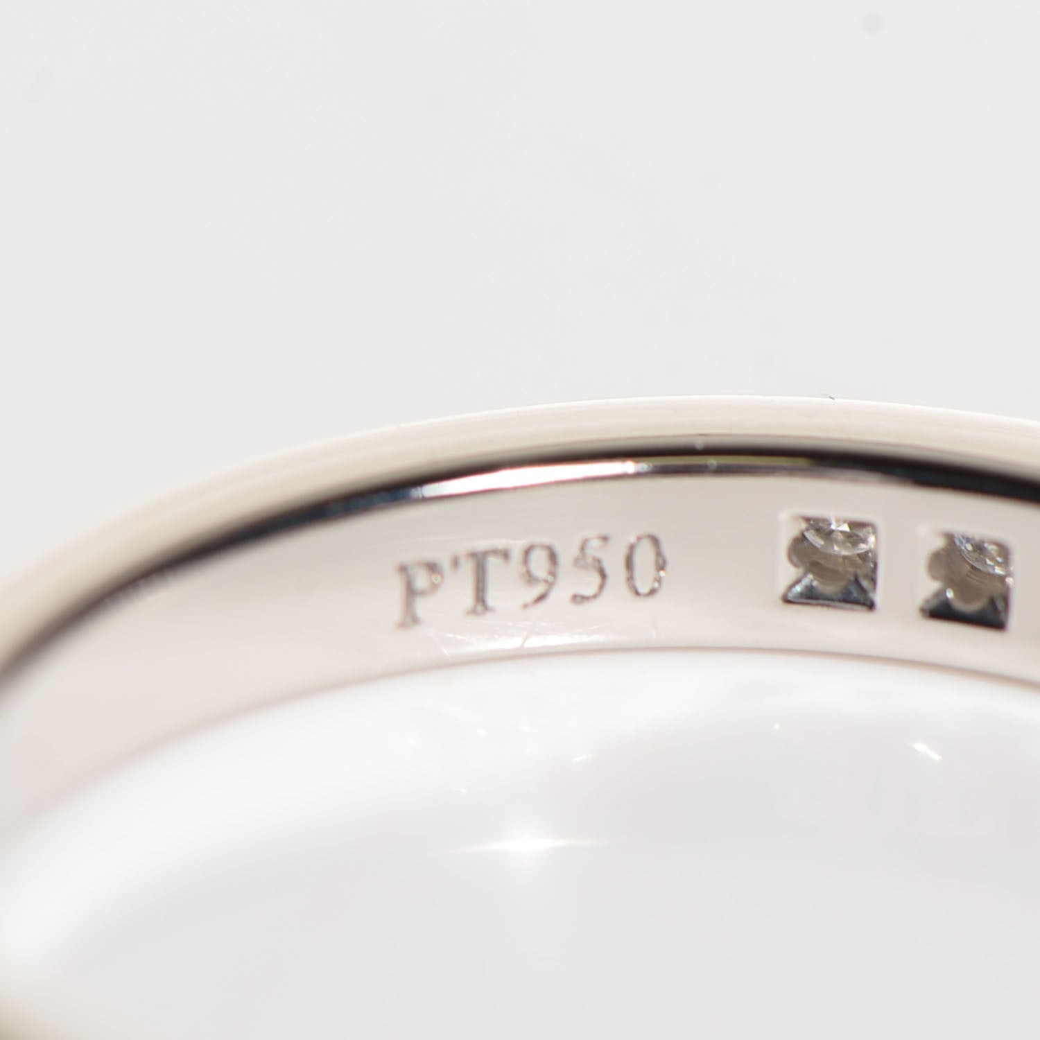 Tiffany Platinum Diamond 2mm Wedding Band 5 4 of 5