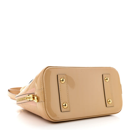 Louis Vuitton Vernis Rayures Alma BB Dune 4 of 15
