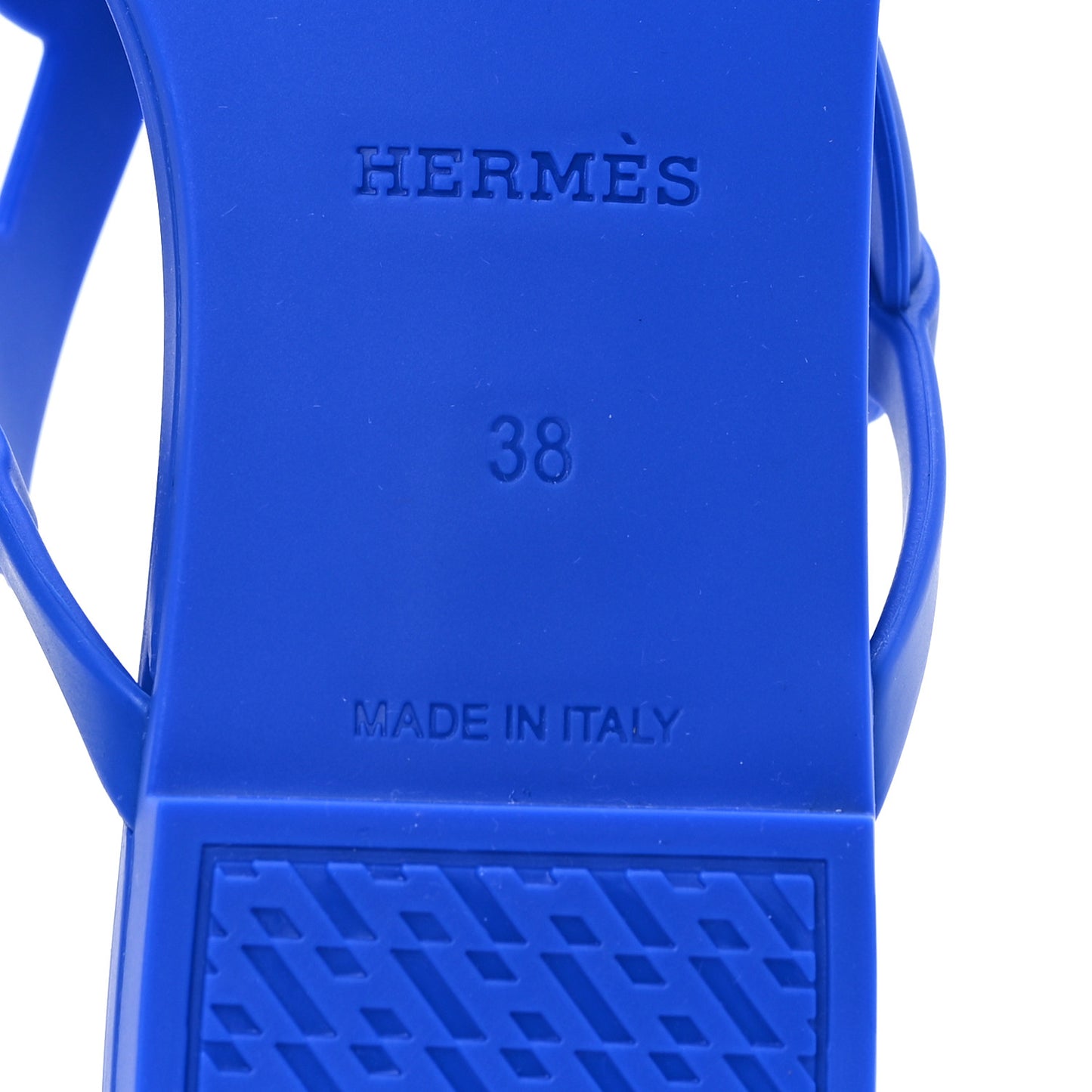 Rubber Womens Egerie Sandals 38 Bleu Outremer