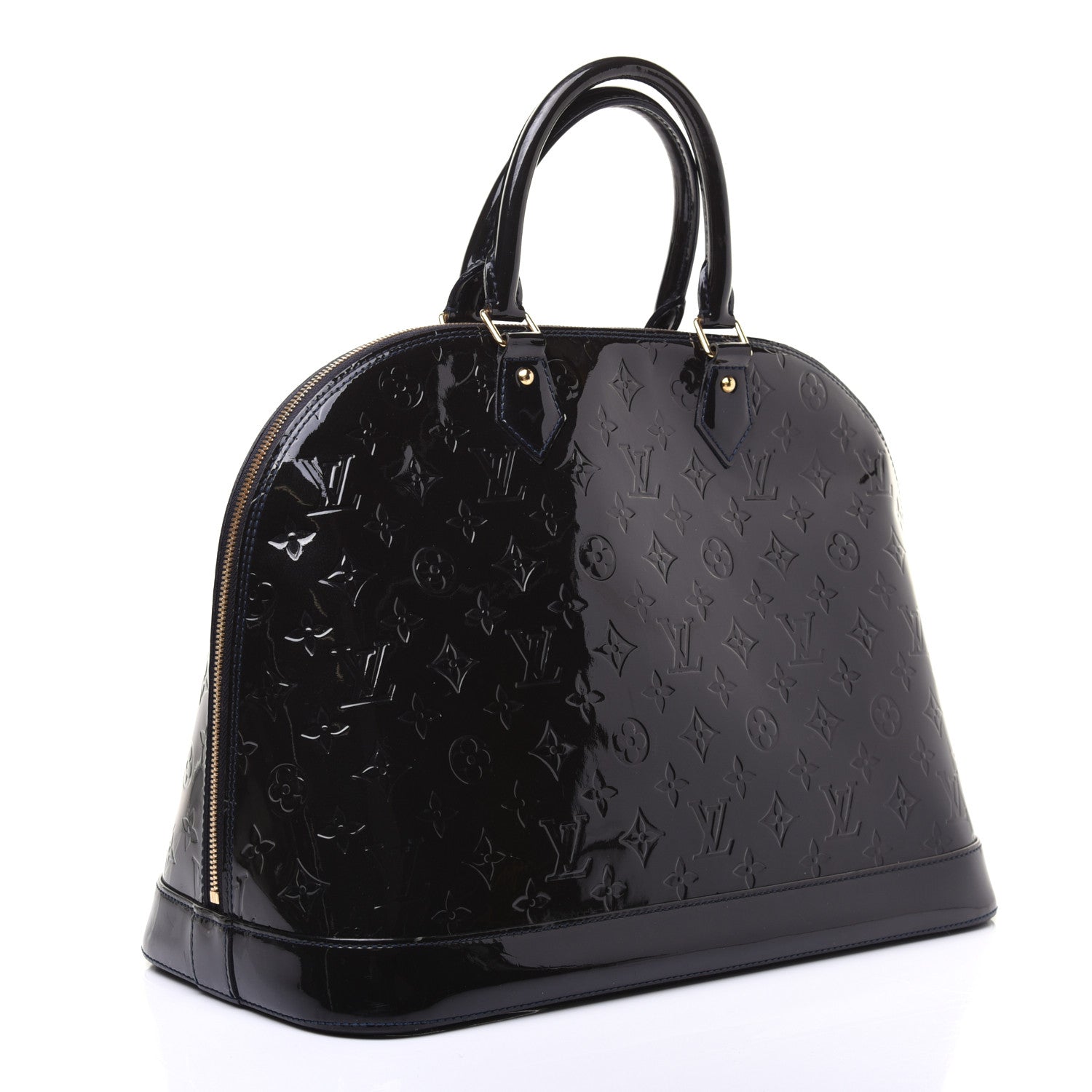 Louis Vuitton Vernis Alma MM Blue Infini 3 of 19