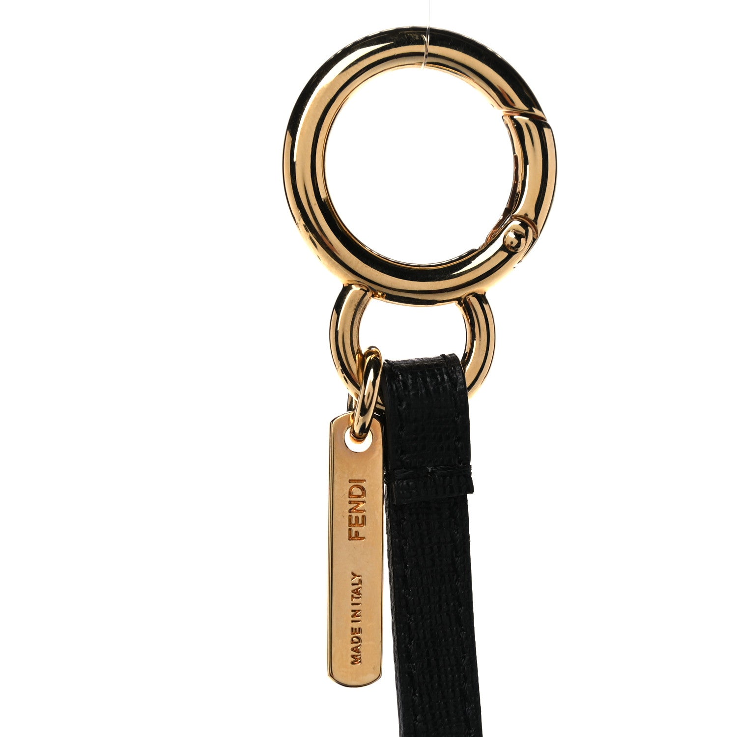 Fendi Fox Fur M ABCharm Bag Charm Black Blue 3 of 4
