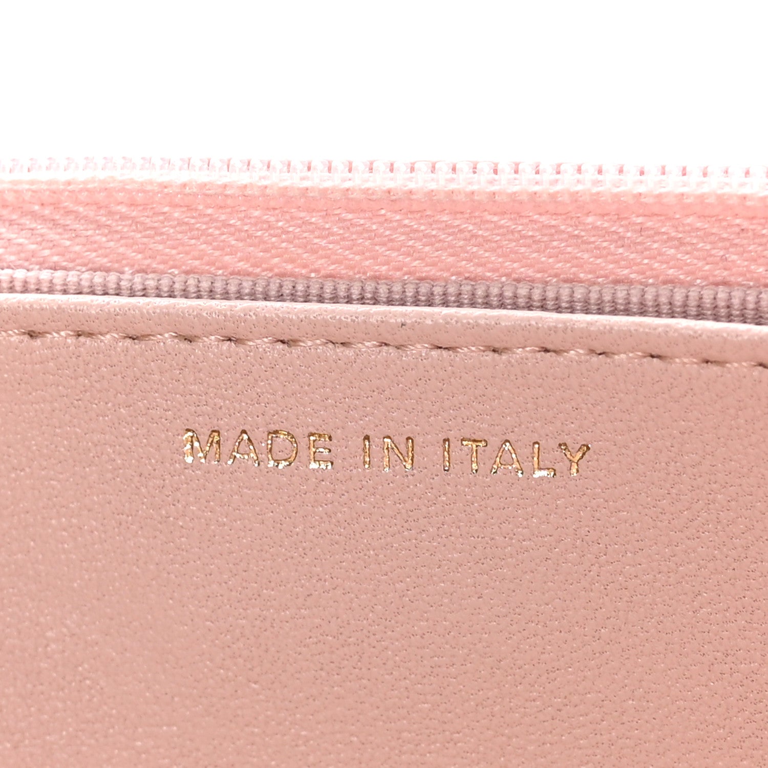 Chanel Shiny Lambskin Quilted Golden Links Wallet On Chain WOC Light Pink 7 of 11