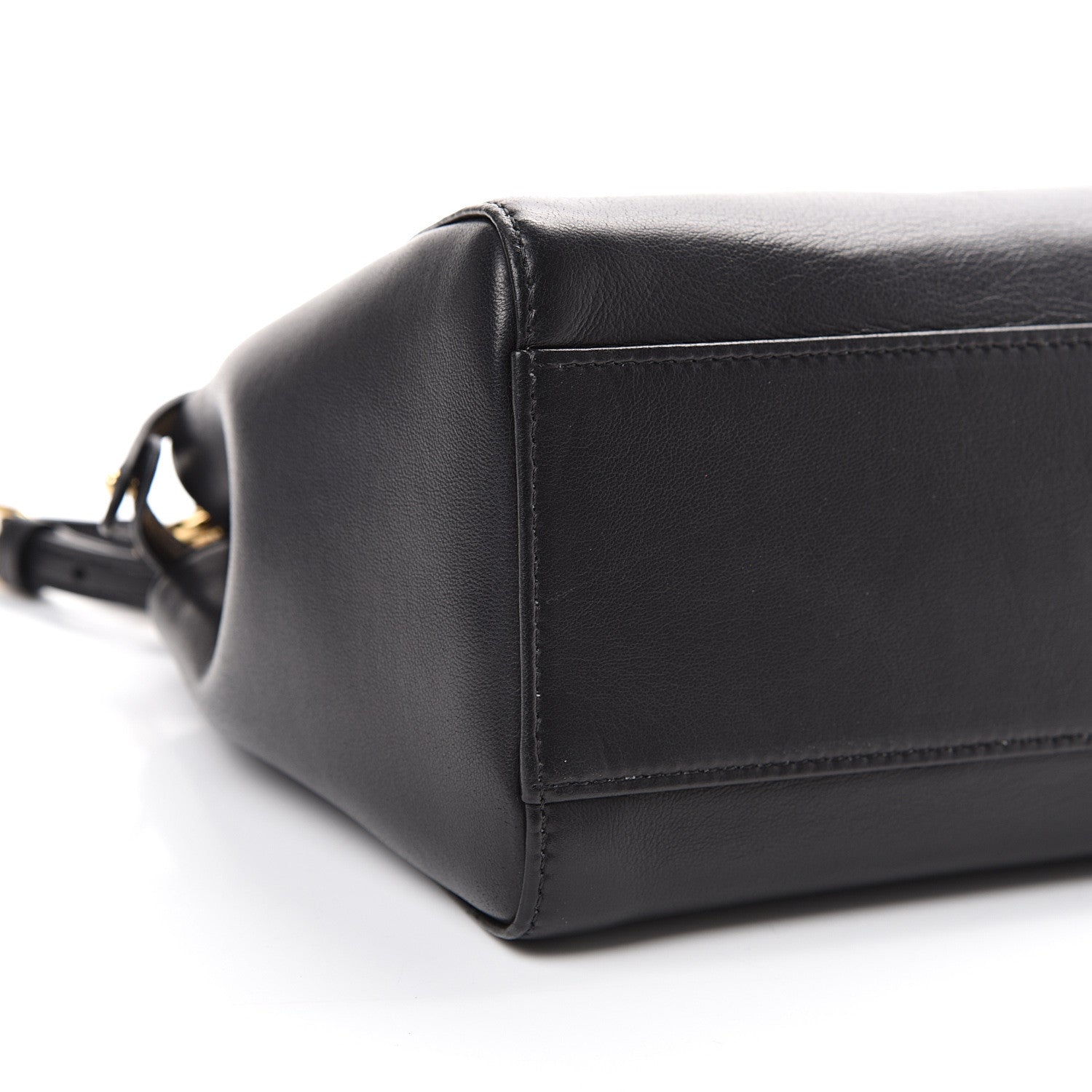 Fendi Nappa Mini Peekaboo Iconic Satchel Black 10 of 11