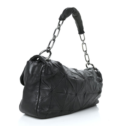 Chanel Lambskin Quilted Soft Squares Origami Flap Black 2 of 11