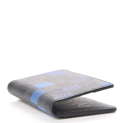 Louis Vuitton Damier Graphite Pixel Pocket Organizer Blue 4 of 7