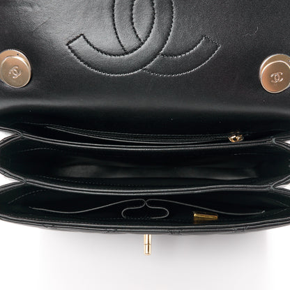Chanel Lambskin Quilted Small Trendy CC Dual Handle Flap Bag Black 5 of 14