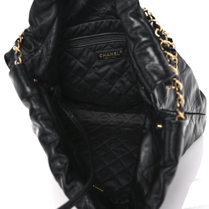 Chanel Shiny Calfskin Quilted Chanel 22 Black 6 of 13