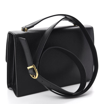 Gucci Grainy Calfskin Small Zumi Shoulder Bag Black 2 of 11