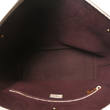 Louis Vuitton Empreinte Monogram Giant Neverfull MM Tourterelle 5 of 9