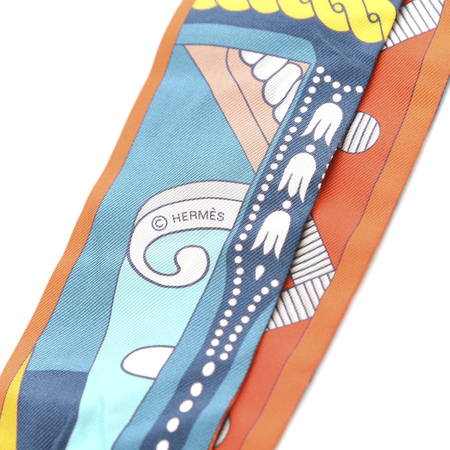 Hermes Silk Balade en Berline Twilly 3 of 3
