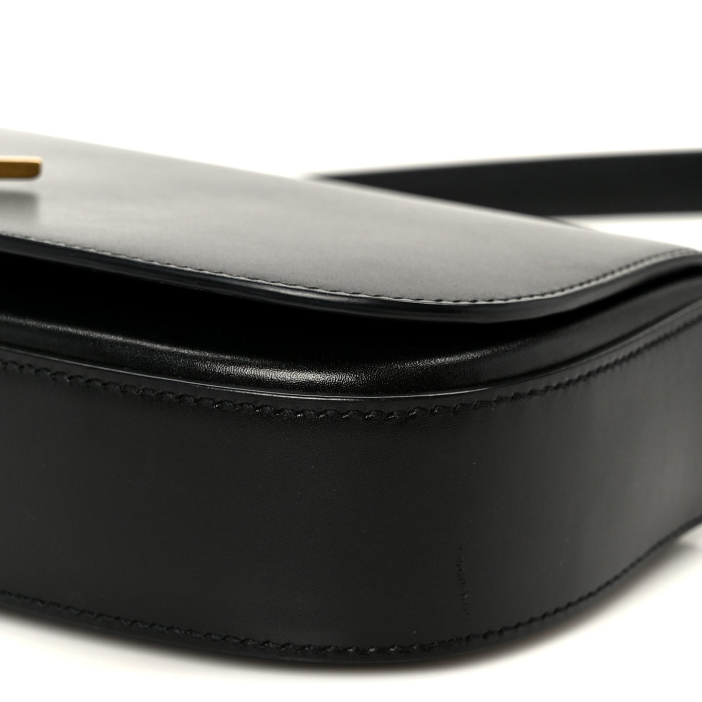 Box Calfskin Mini Voltaire Shoulder Bag Black