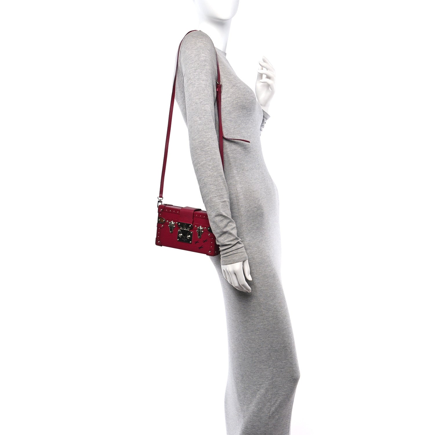 Louis Vuitton Epi Petite Malle Fuchsia 2 of 11
