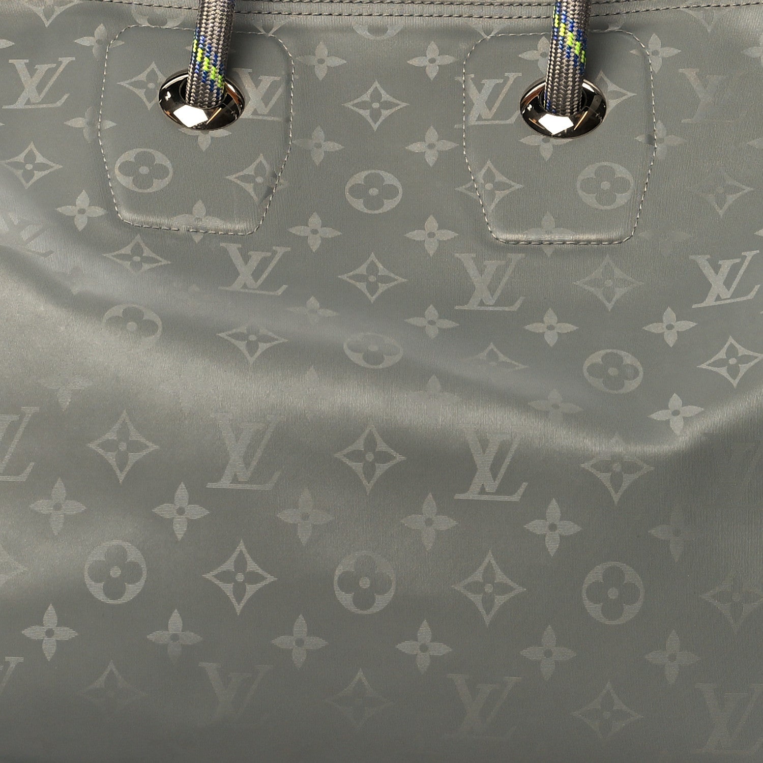 Louis Vuitton Monogram Titanium Keepall Bandouliere 50 6 of 10