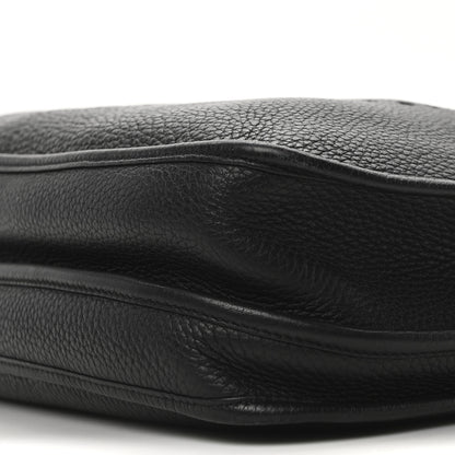 Hermes Taurillon Clemence Evelyne III GM Black 10 of 10
