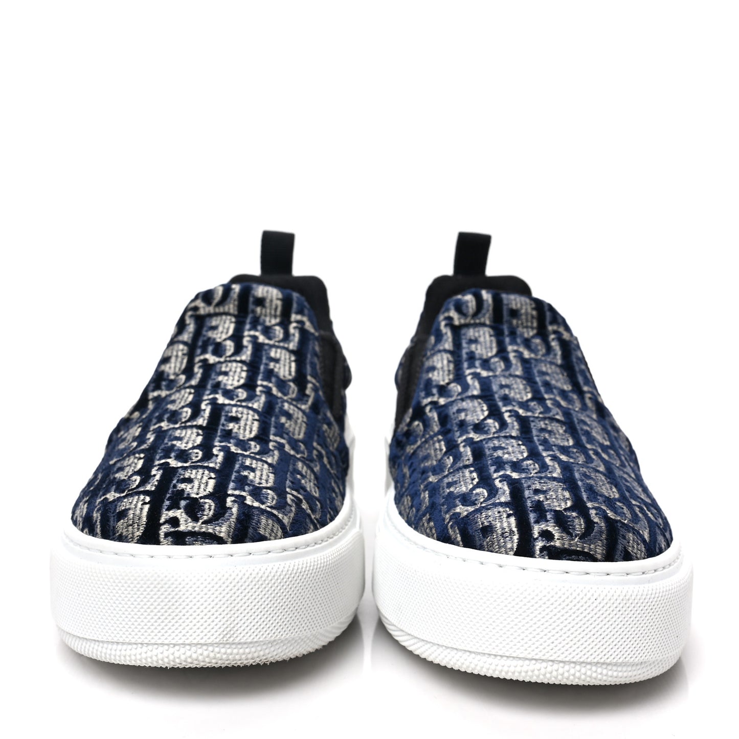Velvet Oblique Womens Solar Slip On Sneakers 39 Deep Blue