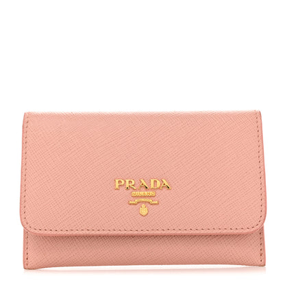 Prada Saffiano Card Holder Orchidea 1 of 7