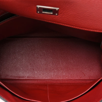 Hermes Togo Kelly Retourne 35 Rouge H 5 of 15