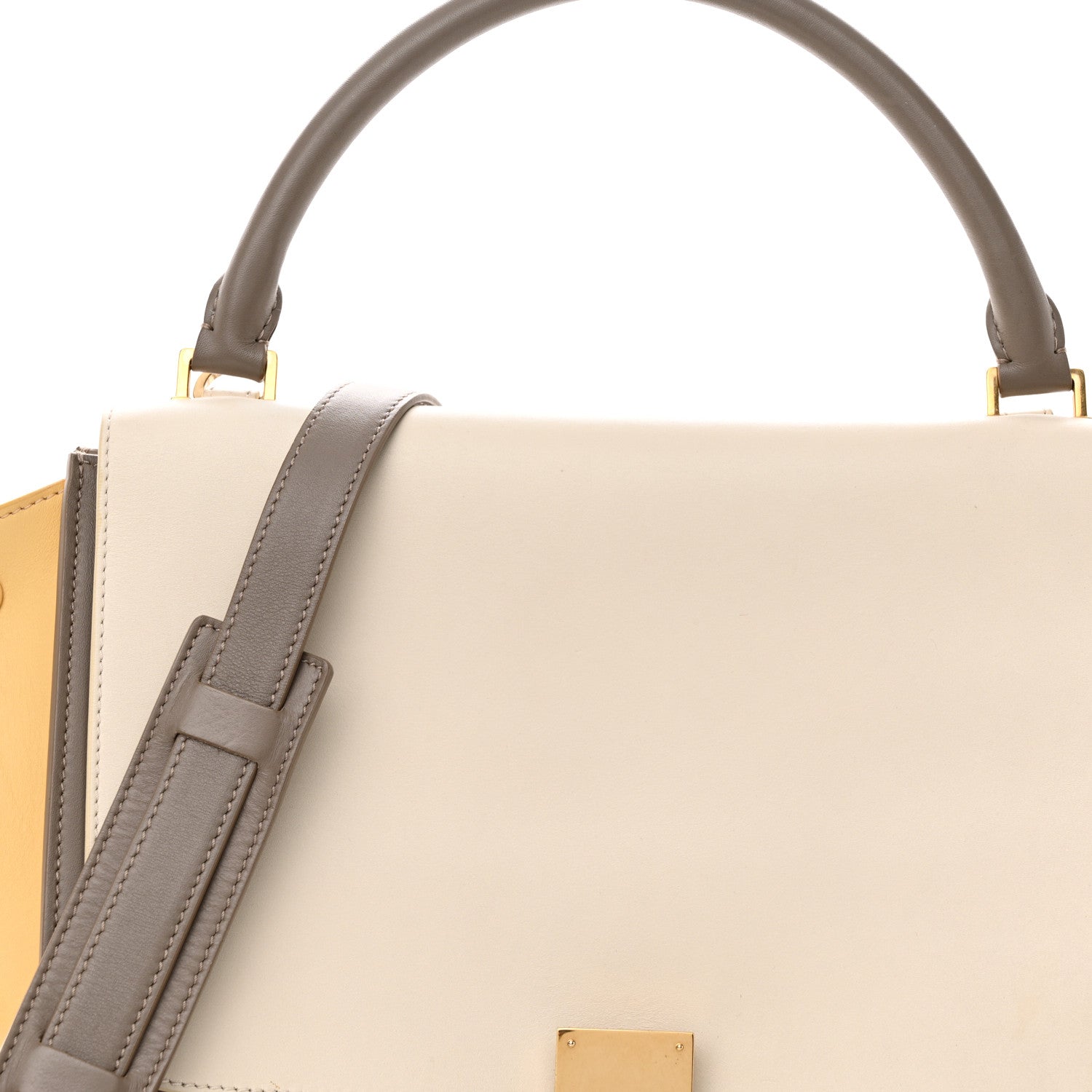 Celine Smooth Calfskin Medium Tri-Color Trapeze Butter 7 of 12