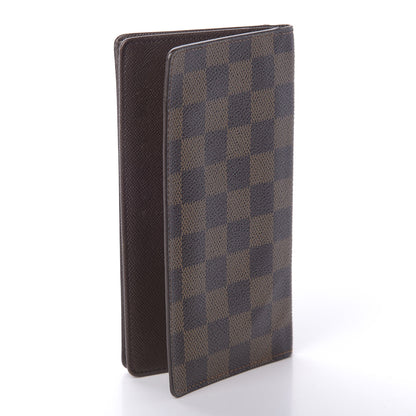 Louis Vuitton Damier Ebene Porte-Cartes Credit Yen Checkbook Wallet 3 of 7