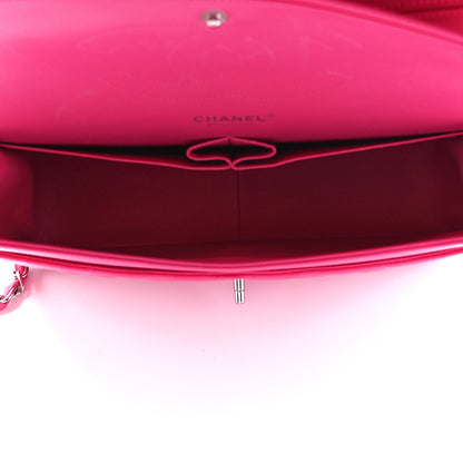 Chanel Lambskin Quilted Jumbo Double Flap Dark Pink 4 of 15