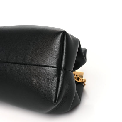 Jimmy Choo Box Calfskin Diamond Frame Clutch Black 9 of 9