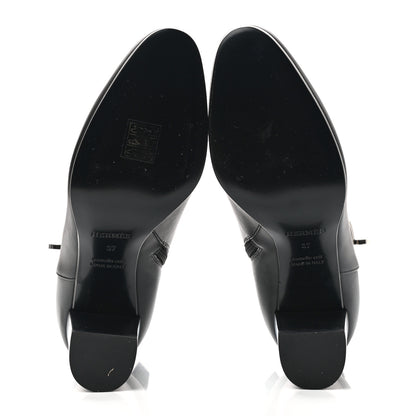 Hermes Calfskin Saint Germain Ankle Boots 37 Black 5 of 8