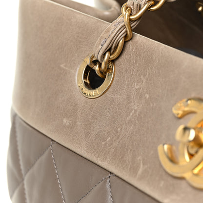 Chanel Calfskin Large Soft Elegance Tote Beige 13 of 16