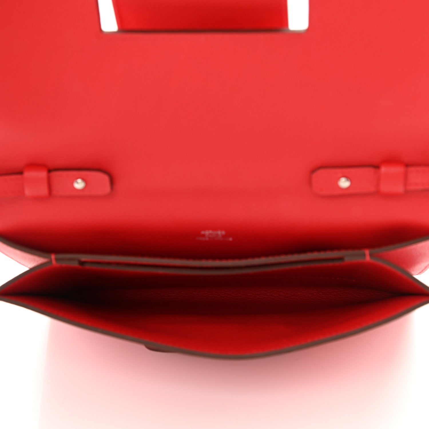 Hermes Evercolor H Passant Clutch Rouge De Coeur Rouge H Rose Texas 5 of 8