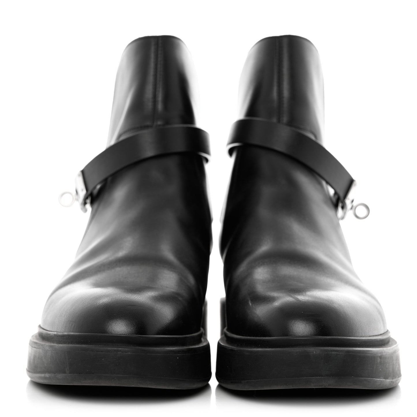 Calfskin Veo Ankle Boots 38 Black