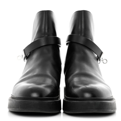 Hermes Calfskin Veo Ankle Boots 38 Black 2 of 8