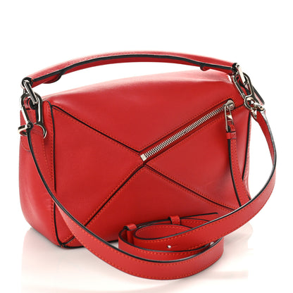 Loewe Calfskin Small Puzzle Bag Scarlet 3 of 9