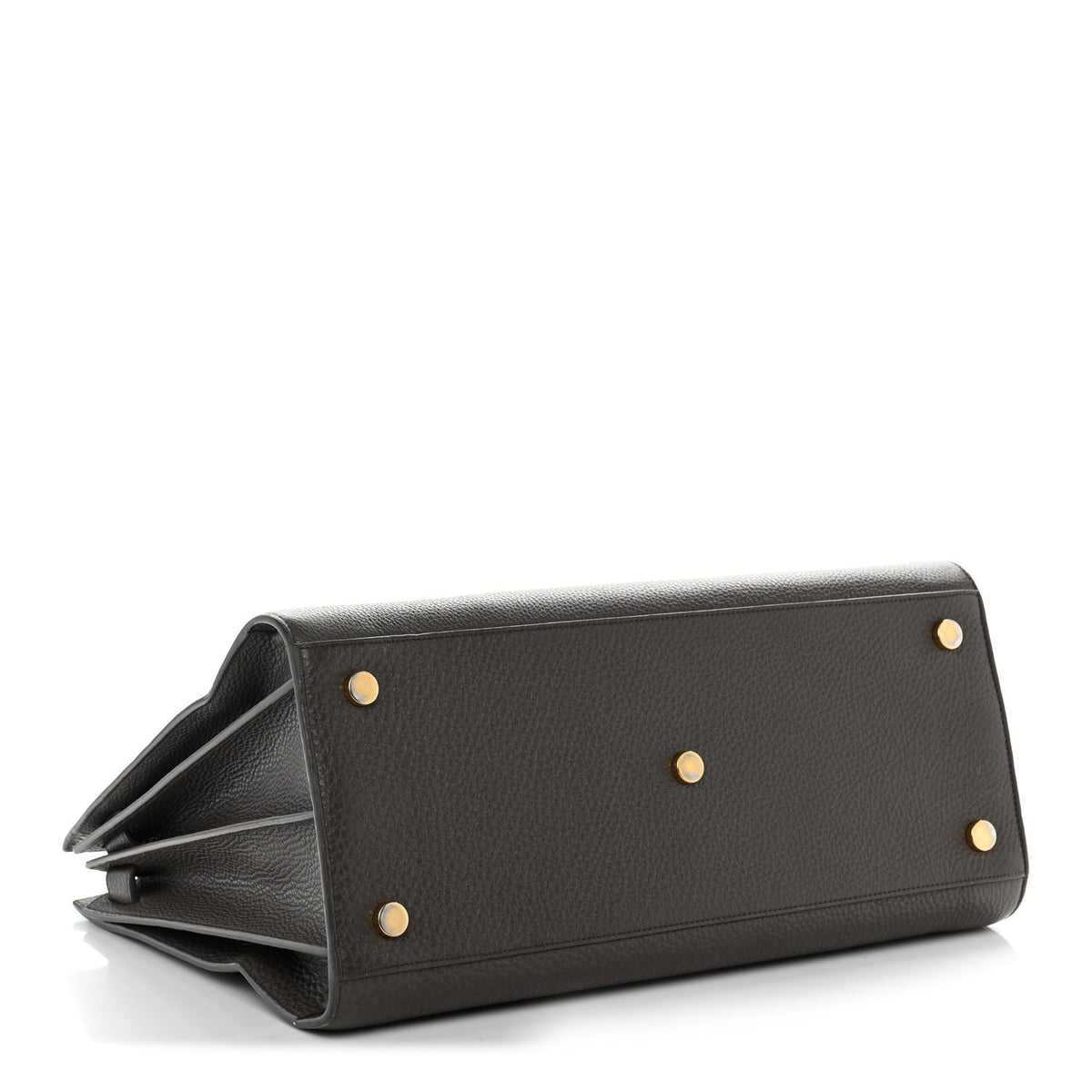 Saint Laurent Grained Calfskin Large Sac de Jour Carryall Earth 4 of 16