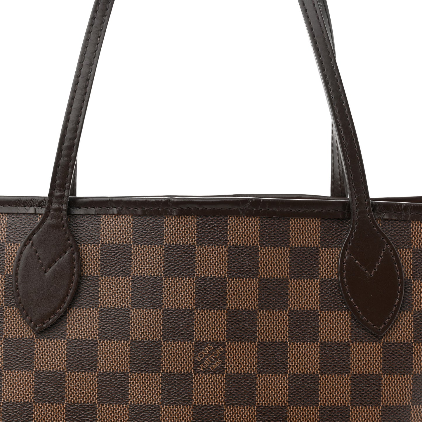 Damier Ebene Neo Neverfull MM Rose Ballerine