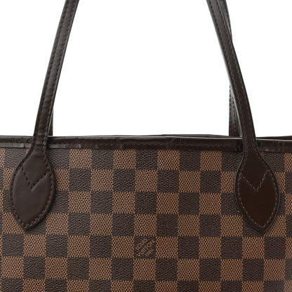 Louis Vuitton Damier Ebene Neo Neverfull MM Rose Ballerine 9 of 11