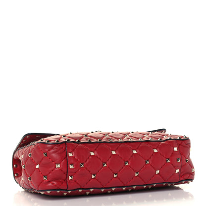 Valentino Garavani Nappa Medium Rockstud Spike Shoulder Bag Rosso Valentino 4 of 10