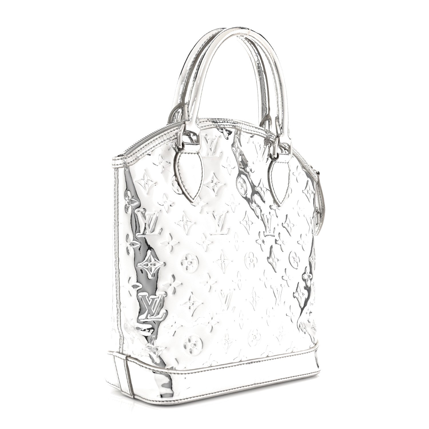 Louis Vuitton Monogram Miroir Lockit Silver 2 of 19