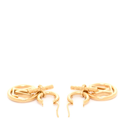 Louis Vuitton Baby Louise Earrings Gold 3 of 7