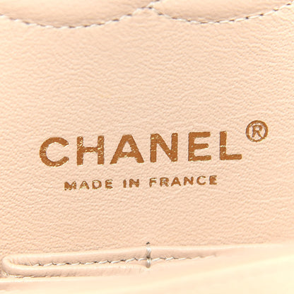 Chanel Caviar Quilted Medium Double Flap Beige Clair 6 of 9