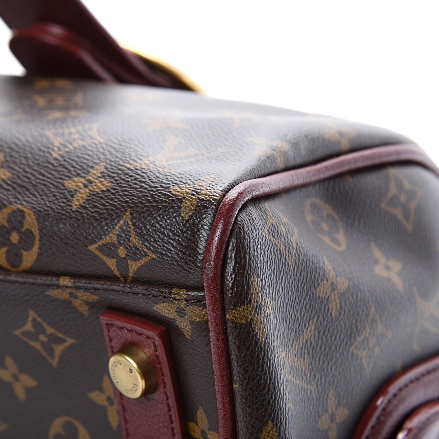 Monogram Golden Arrow Speedy Burgundy