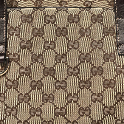 Gucci Monogram New Britt Medium Boston Dark Brown 8 of 10