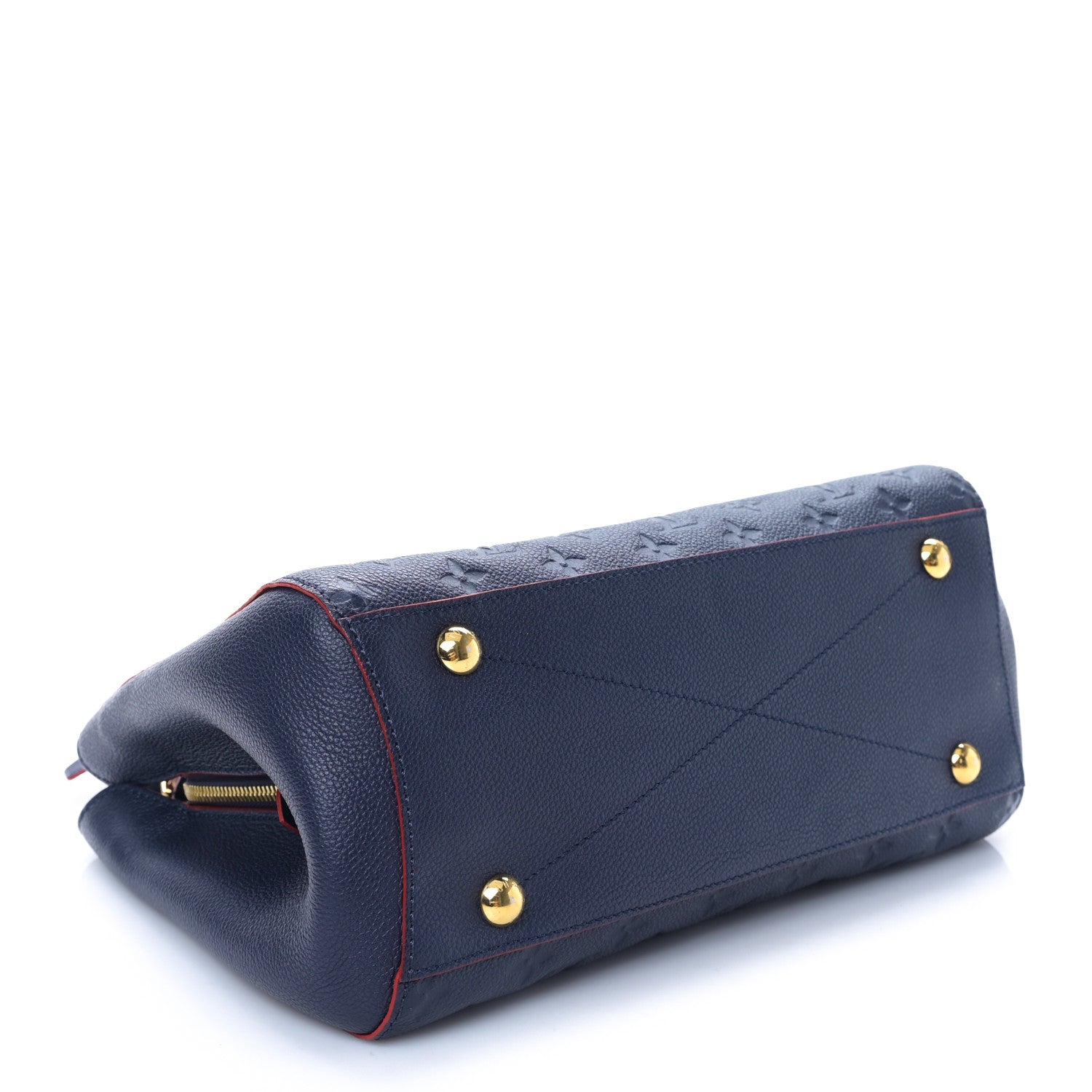 Louis Vuitton Empreinte Montaigne MM Marine Rouge 4 of 8