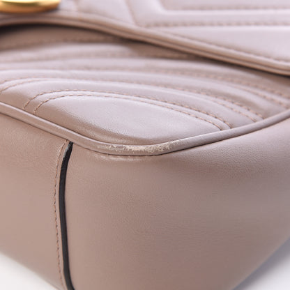 Gucci Calfskin Matelasse Small GG Marmont Shoulder Bag Porcelain Rose 10 of 13