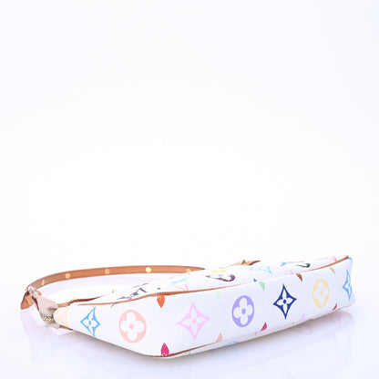 Louis Vuitton Monogram Multicolor Pochette Accessories White 4 of 12