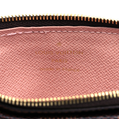 Louis Vuitton Damier Ebene Recto Verso Card Holder Rose Ballerine 6 of 6