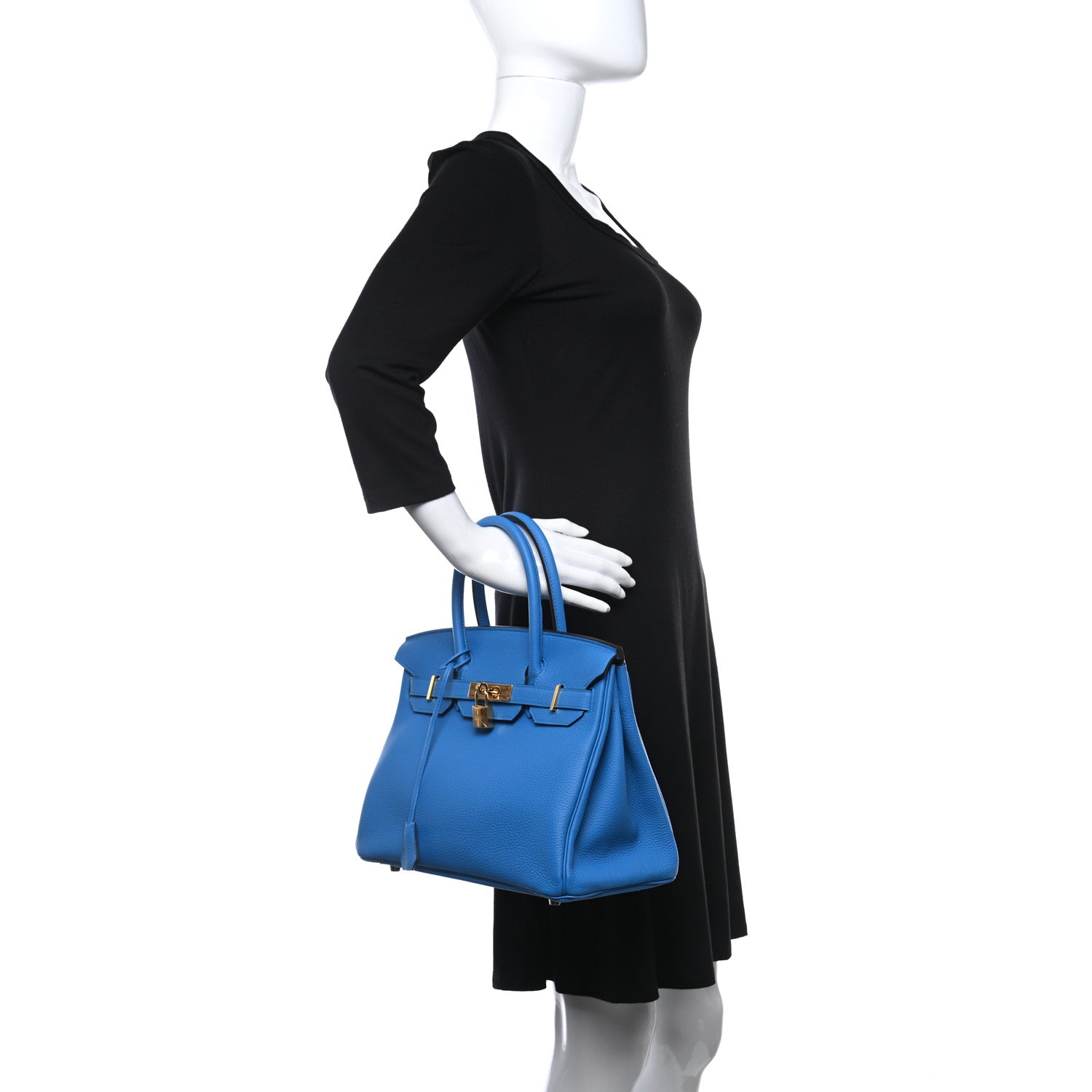 Hermes Togo Birkin 30 Bleu Zanzibar 2 of 10