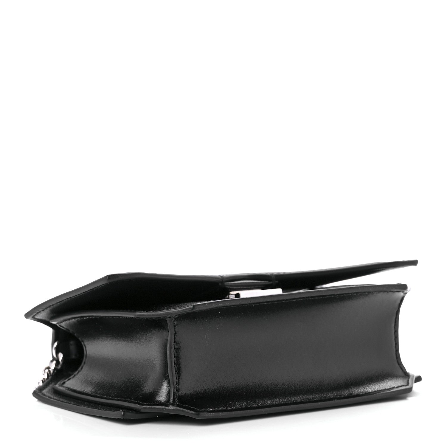Givenchy Calfskin Bow Cut Chain Wallet Black 3 of 10